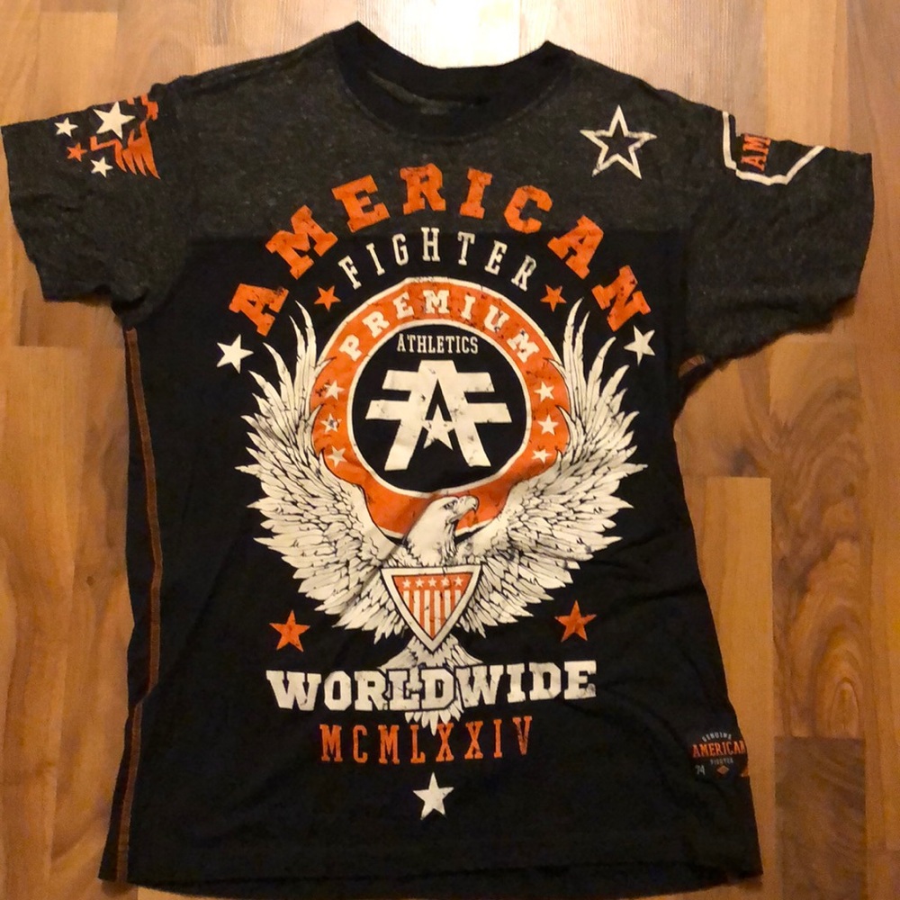 American fighter shirt